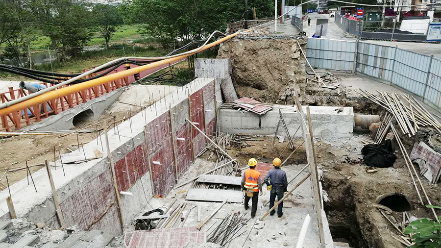 07濱河南路道路綜合改造工程河堤恢復