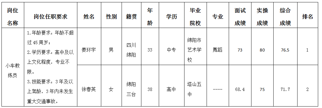 小車教練員